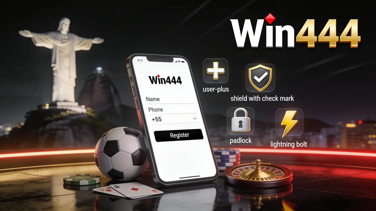 Como Criar uma Conta na Win444: Passo a Passo for players in Brazil
